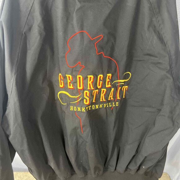 2003 VINTAGE George Strait Honkytonkville USA Country Music Western Jacket L - Picture 2 of 16